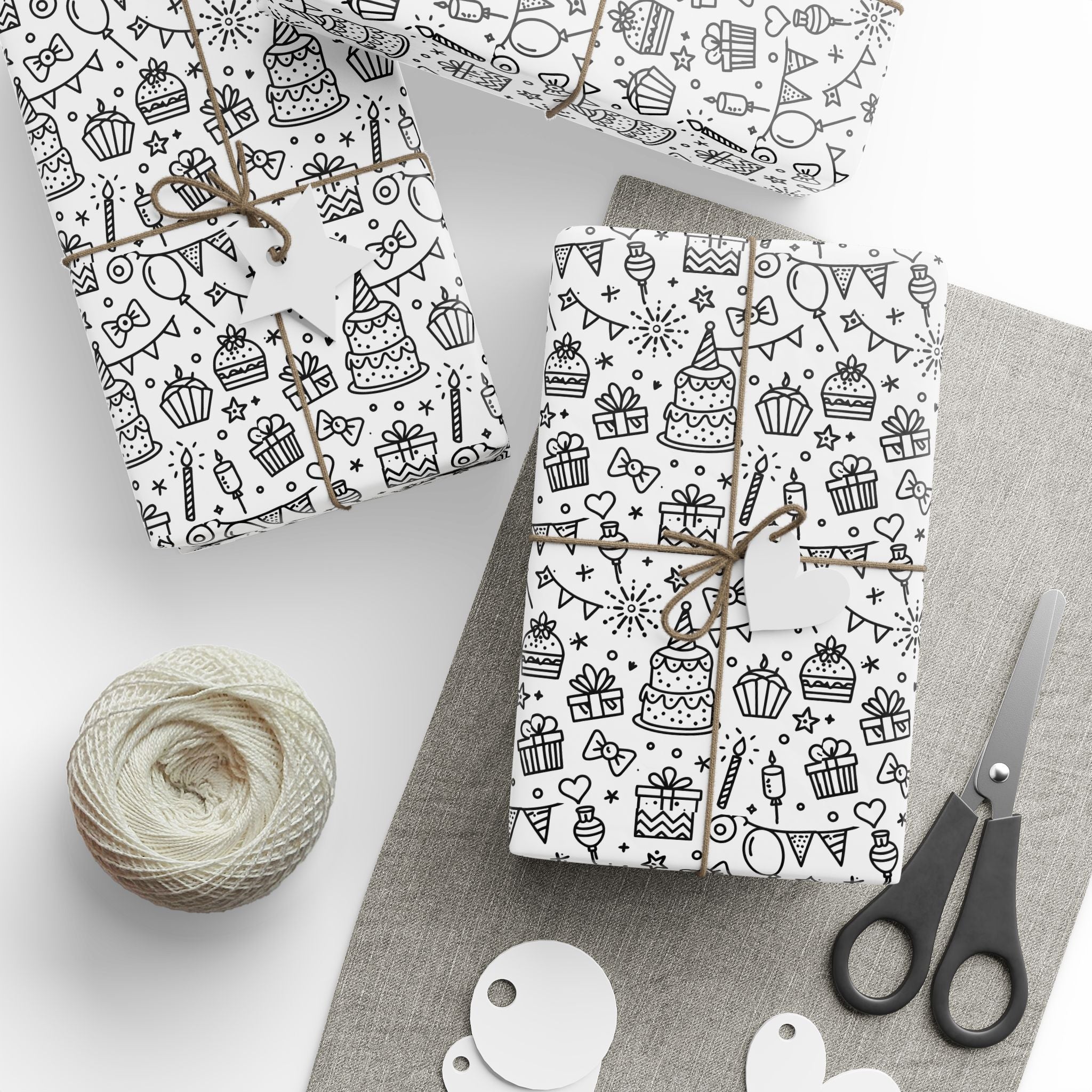 Birthday Wrapping Paper Design 003 - Holiday Gift Wrapping Paper Roll