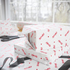 NSFW Cream Pie Spencerian Script Wrapping Paper - Holiday Gift Wrapping Paper Roll