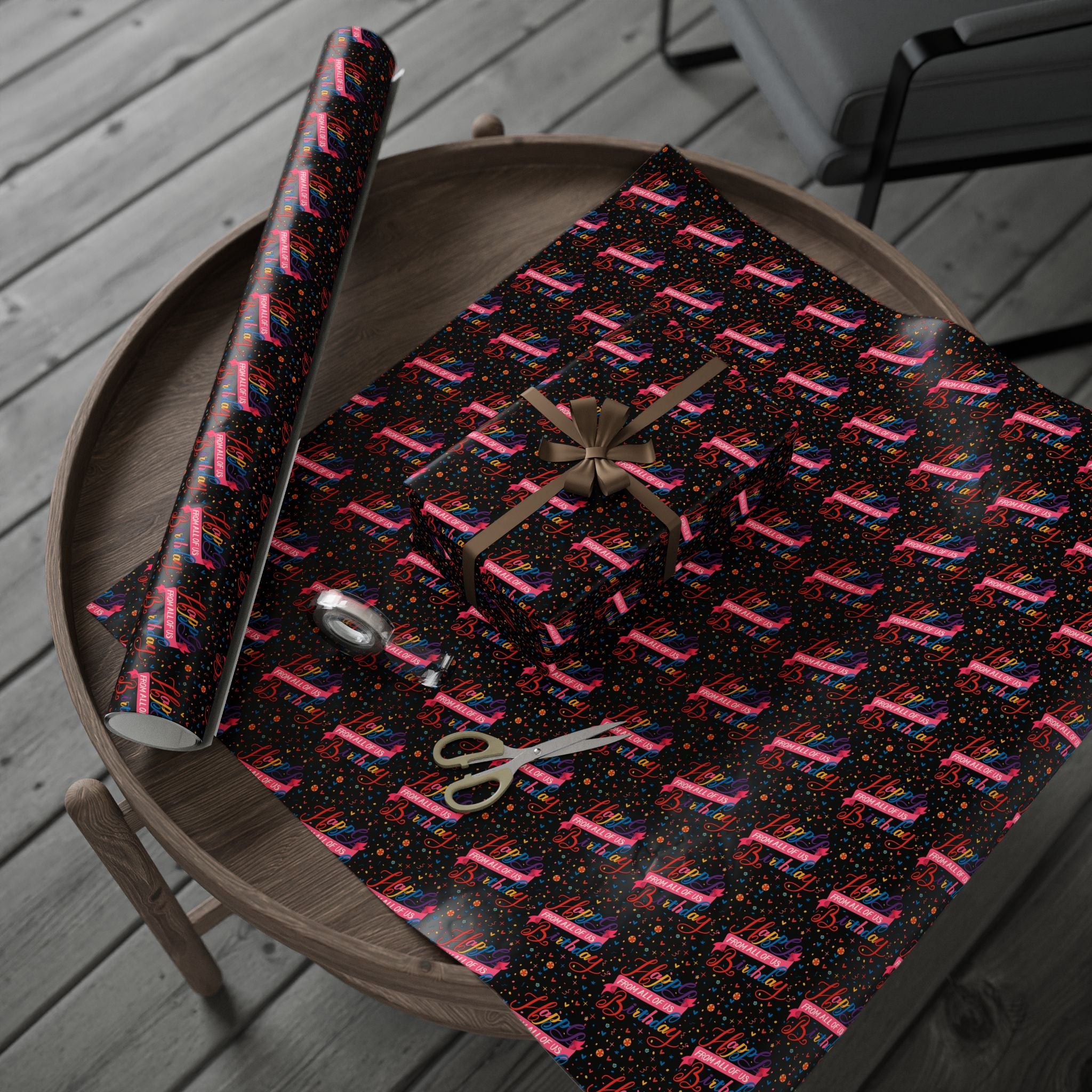 Birthday Wrapping Paper Design 008 - Holiday Gift Wrapping Paper Roll