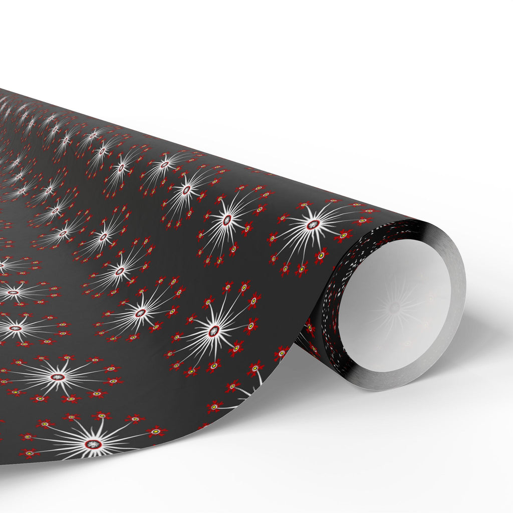 4th of July Flowering Blasts Wrapping Paper | Holiday Gift Wrapping Paper Roll