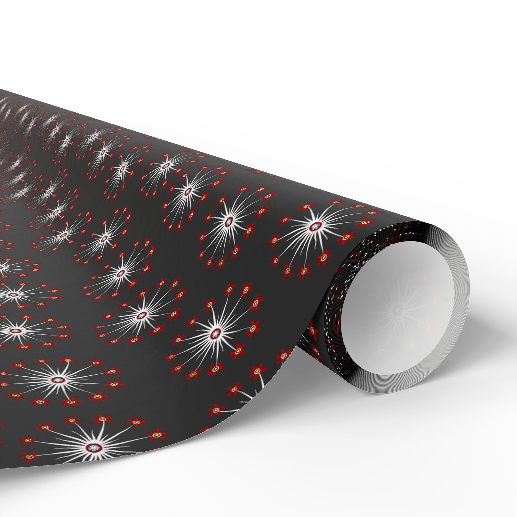 4th of July Flowering Blasts Wrapping Paper | Holiday Gift Wrapping Paper Roll