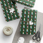 Day of the Dead Catrina Candles Wrapping Paper | Holiday Gift Wrapping Paper Roll
