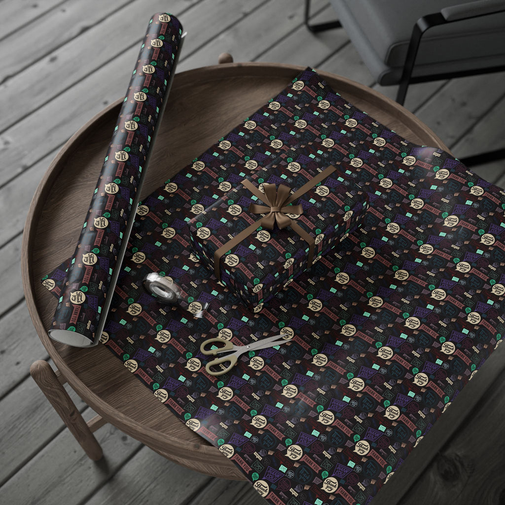Thank You Appreciation Blurbs Wrapping Paper Design | Holiday Gift Wrapping Paper Roll