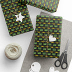 Thank You Ribbons Wrapping Paper Design | Holiday Gift Wrapping Paper Roll