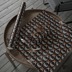 Day of the Dead Divided Marigolds Wrapping Paper | Holiday Gift Wrapping Paper Roll