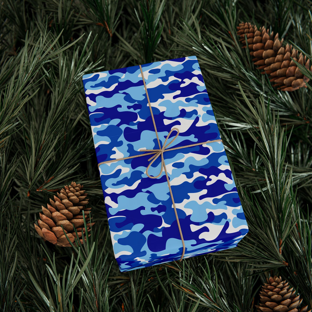 Cloud Camo Wrapping Paper - Holiday Gift Wrapping Paper Roll
