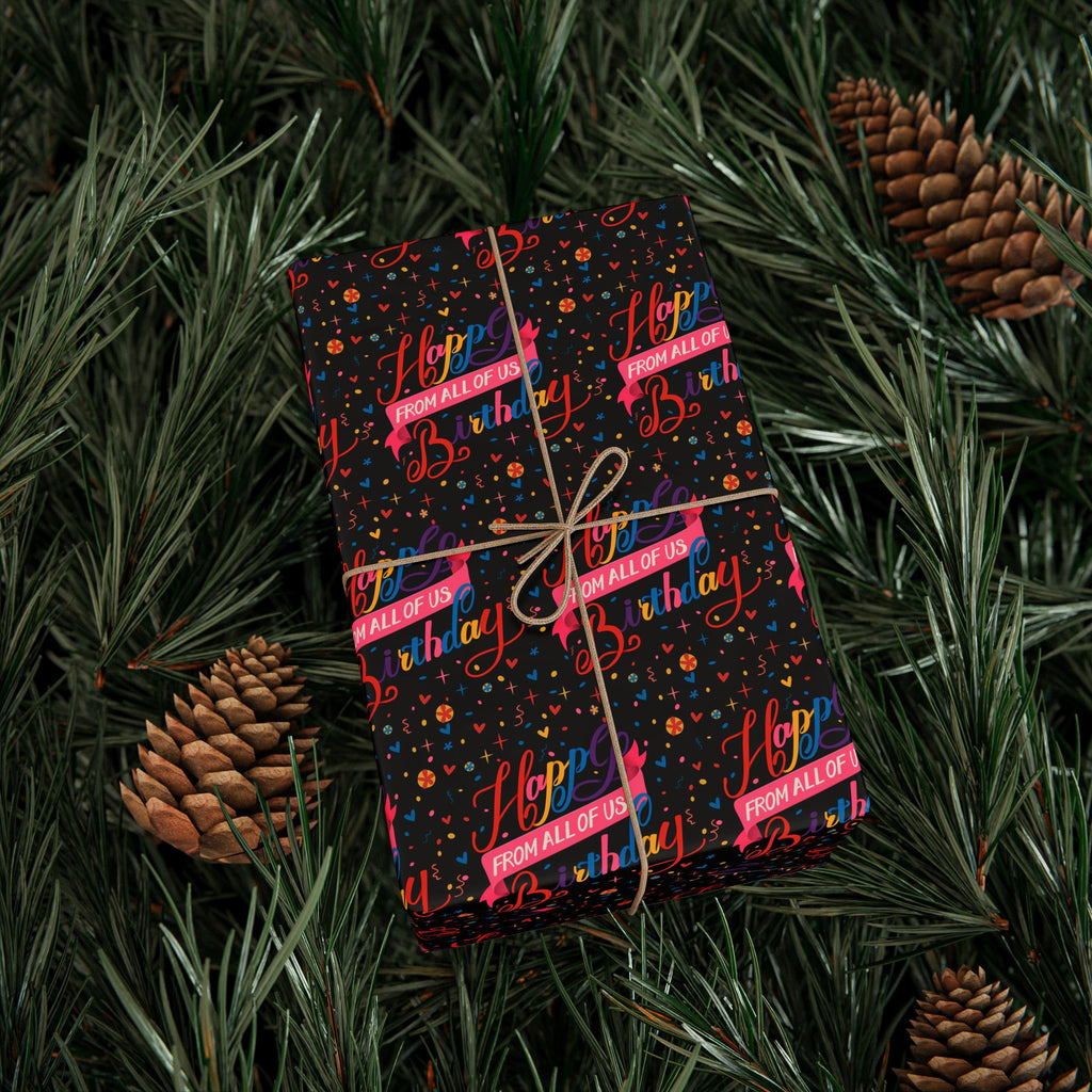 Birthday Wrapping Paper Design 008 - Holiday Gift Wrapping Paper Roll