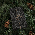 NSFW Snuggle Pups on Black Wrapping Paper - Holiday Gift Wrapping Paper Roll