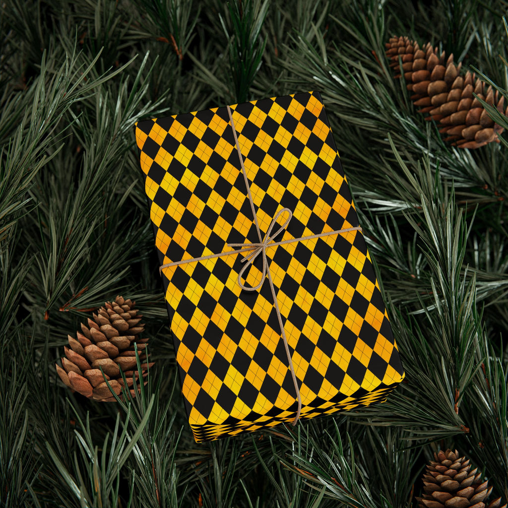 Argyle Design 046 Wrapping Paper - Holiday Gift Wrapping Paper Roll