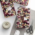 Florida State Seminoles Inspired Camoflauge Wrapping Paper - Holiday Gift Wrapping Paper Roll