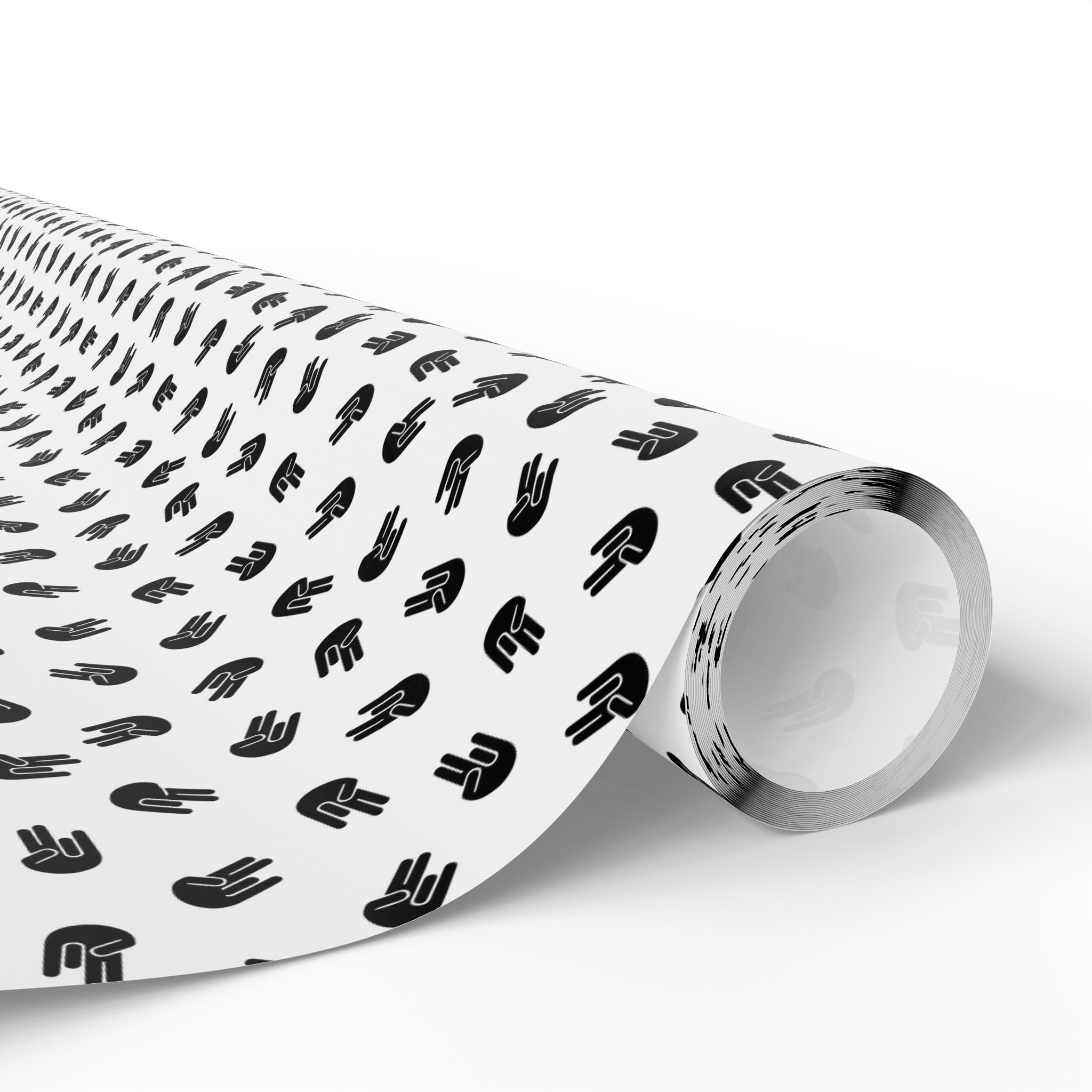 NSFW "The Shocker" on White Wrapping Paper - Holiday Gift Wrapping Paper Roll