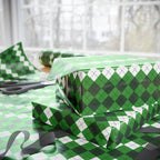 Argyle Design 027 Wrapping Paper - Holiday Gift Wrapping Paper Roll