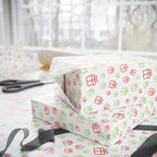 Christmas Gift Silhouettes Wrapping Paper | Holiday Gift Wrapping Paper Roll