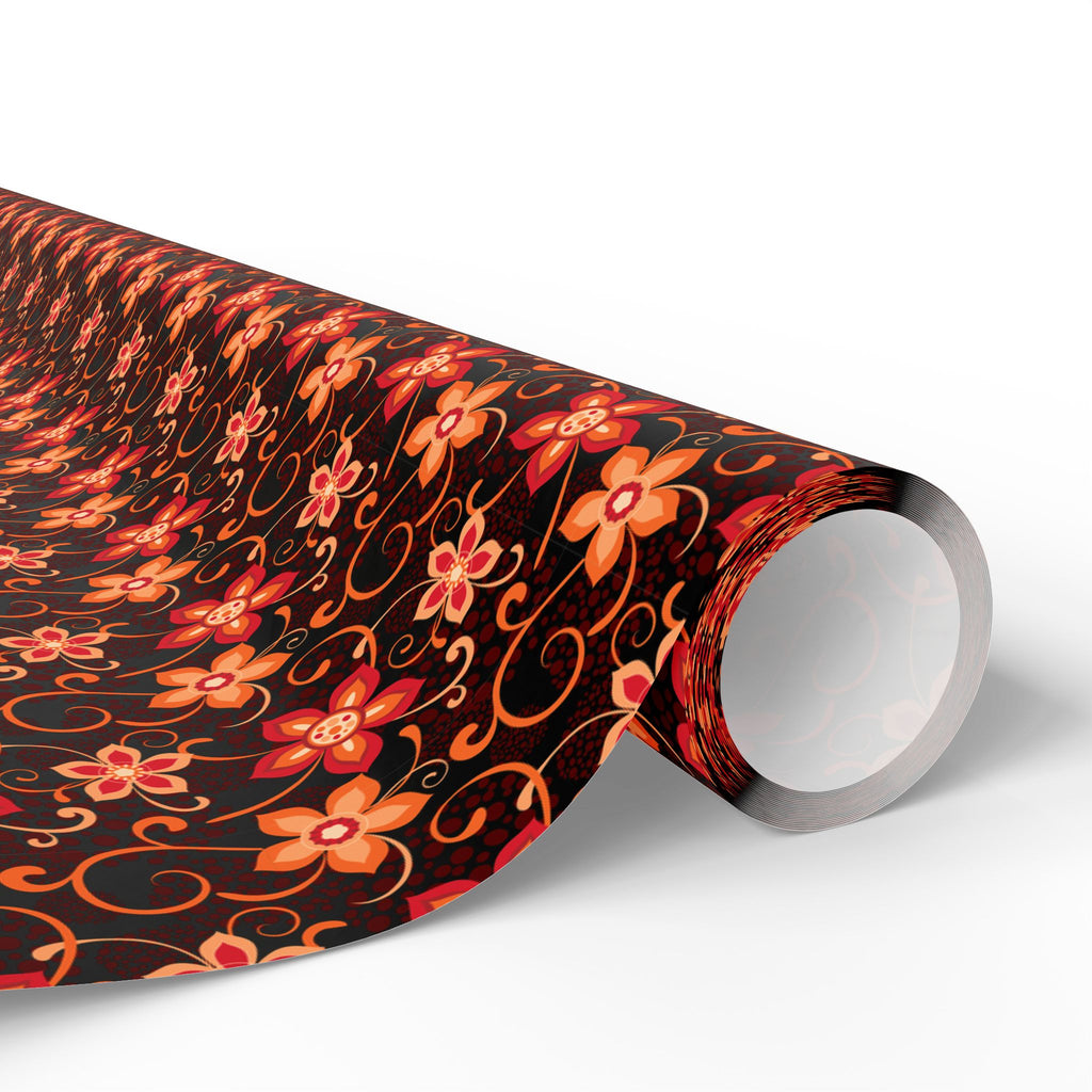 Floral Design 010 Wrapping Paper - Holiday Gift Wrapping Paper Roll