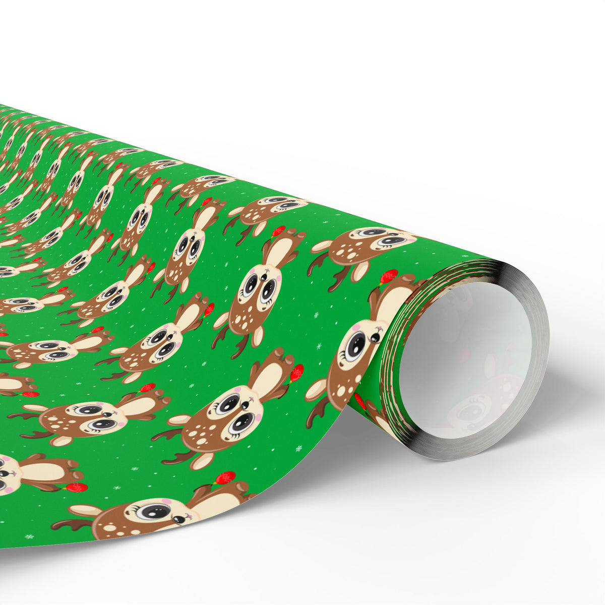 Christmas Baby Reindeer Wrapping Paper | Holiday Gift Wrapping Paper
