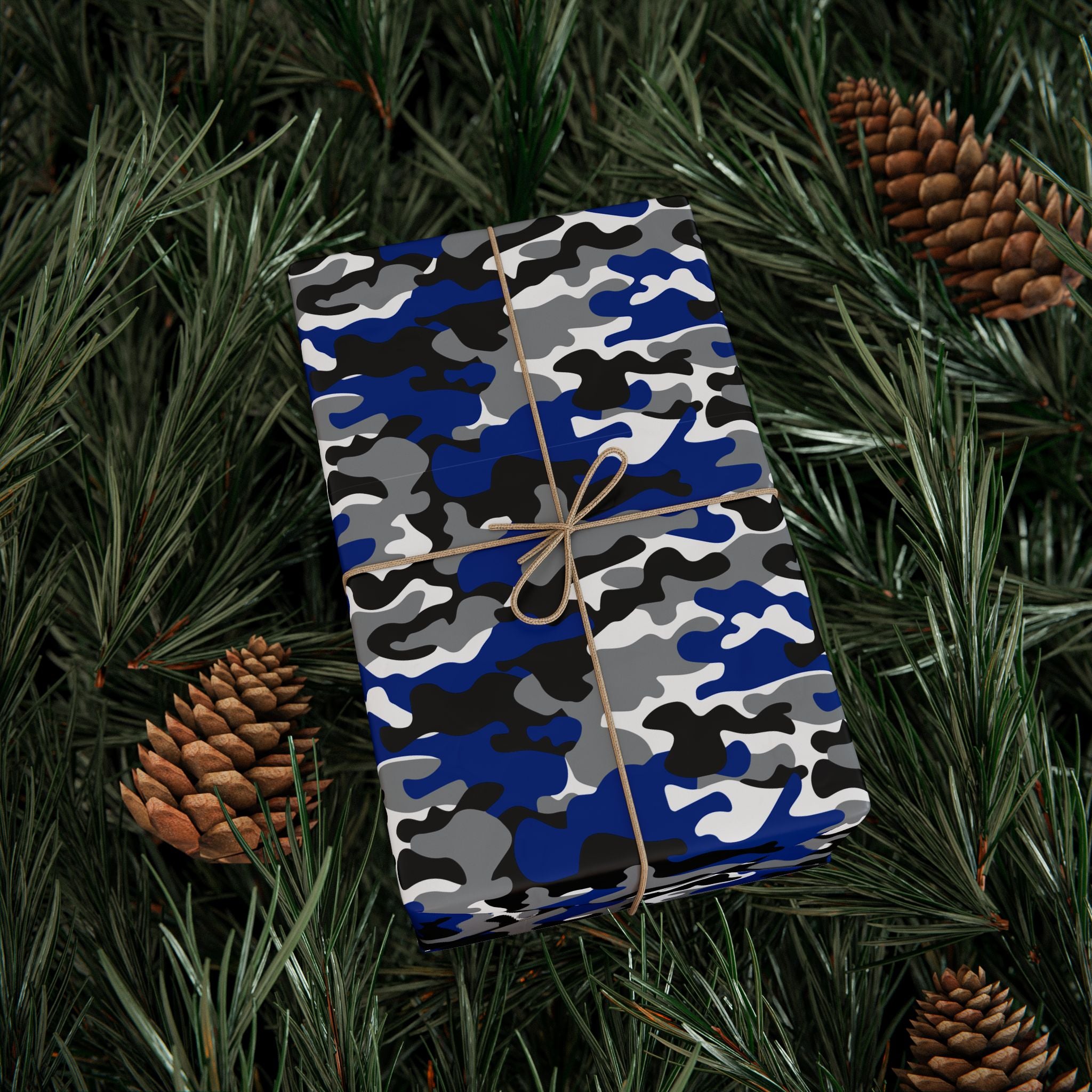 Air Force Falcons Inspired Camoflauge Wrapping Paper - Holiday Gift Wrapping Paper Roll