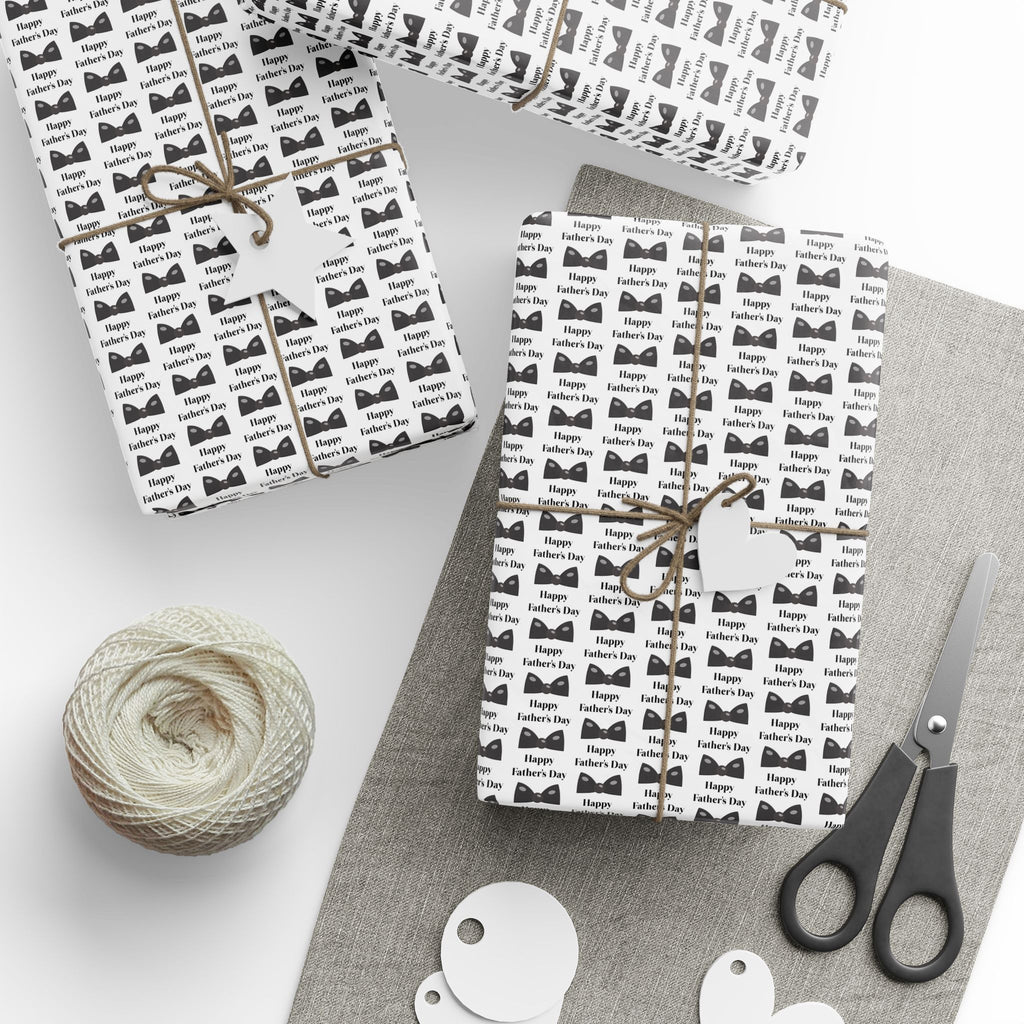 Father's Day Love Daddy Wrapping Paper - Holiday Gift Wrapping Paper Roll