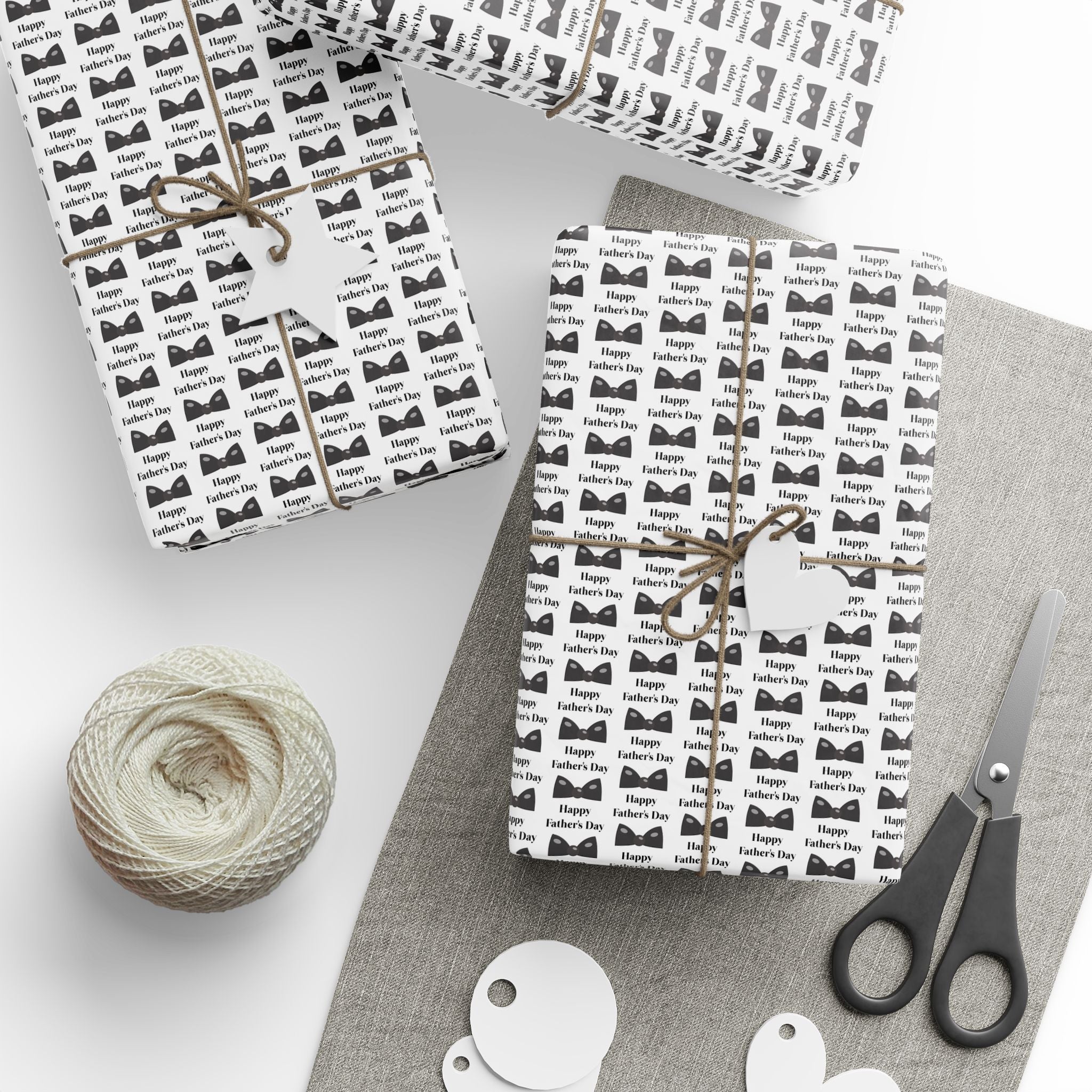 Father's Day Love Daddy Wrapping Paper - Holiday Gift Wrapping Paper Roll