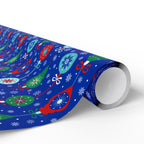 Christmas Assorted Ornaments Wrapping Paper | Holiday Gift Wrapping Paper
