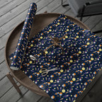 Halloween Skeleton Moons Wrapping Paper | Holiday Gift Wrapping Paper Roll