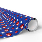 Valentine's Day Diamond Hearts Wrapping Paper | Holiday Gift Wrapping Paper Roll