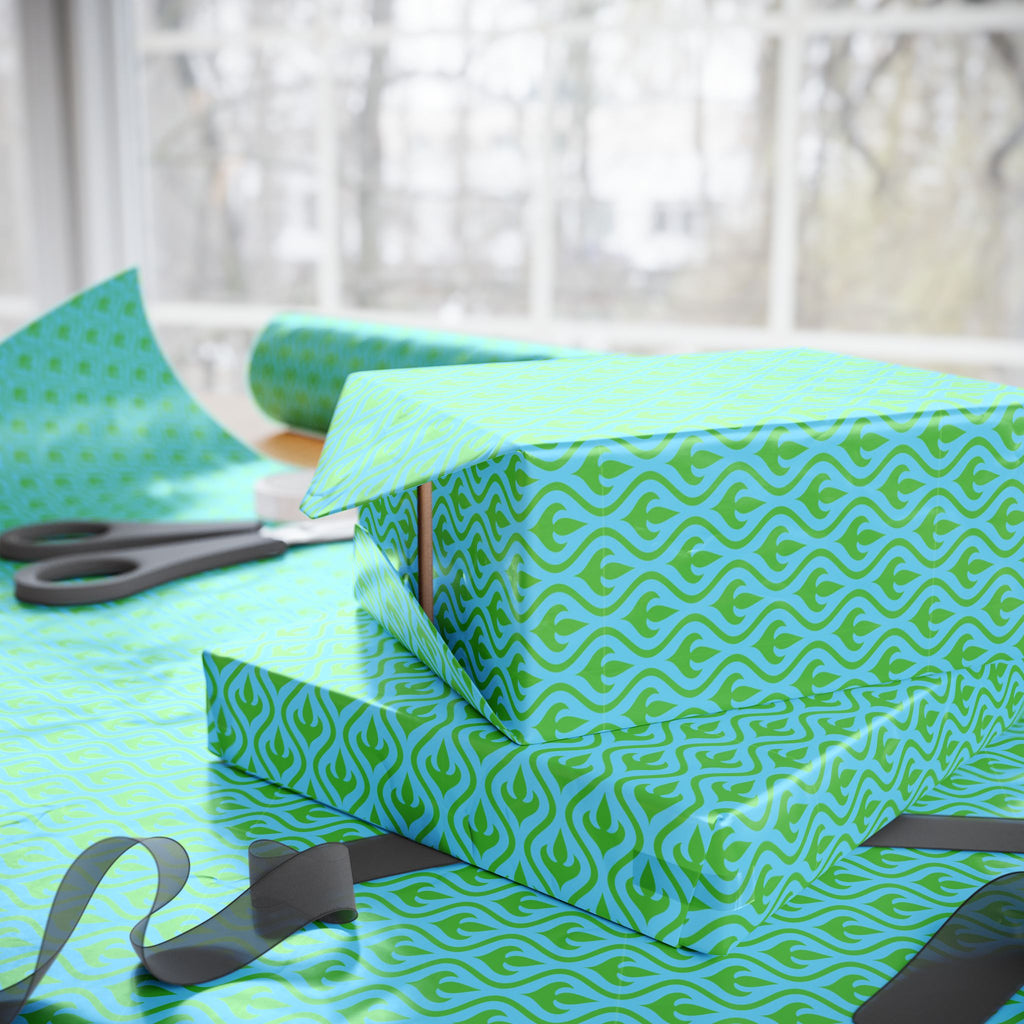 Geometric Design 005 Wrapping Paper - Holiday Gift Wrapping Paper Roll