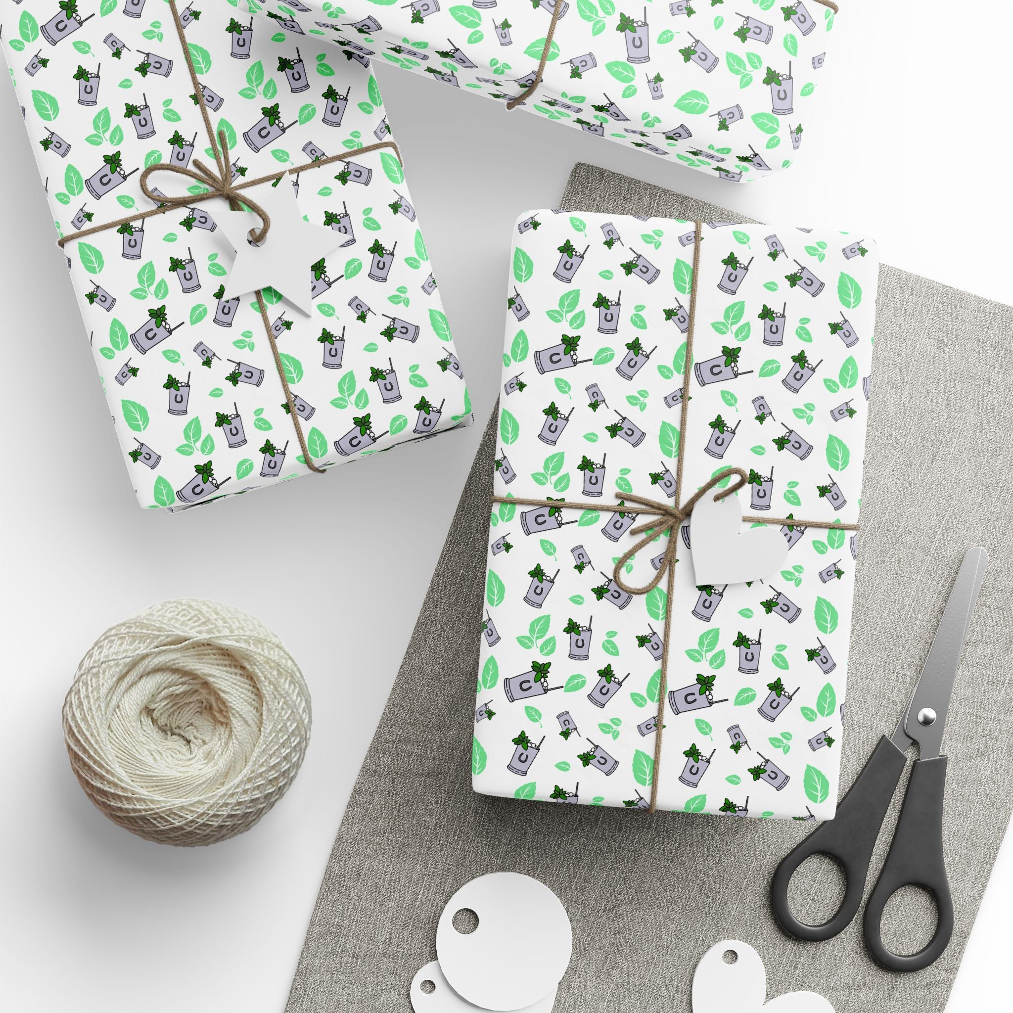 NSFW Mint Julep Wrapping Paper - Holiday Gift Wrapping Paper Roll
