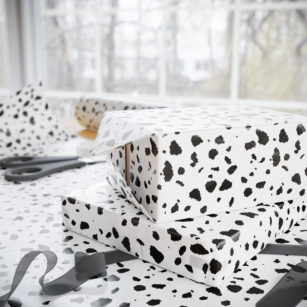 Animal Print Design 034 Cowhide Wrapping Paper - Holiday Gift Wrapping Paper Roll