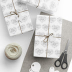 Bridal Shower Wrapping Paper Design 007 - Holiday Gift Wrapping Paper Roll