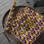 LSU Tigers Inspired Camoflauge Wrapping Paper - Holiday Gift Wrapping Paper Roll