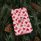 Valentine's Day Abstract Hearts Wrapping Paper | Holiday Gift Wrapping Paper Roll