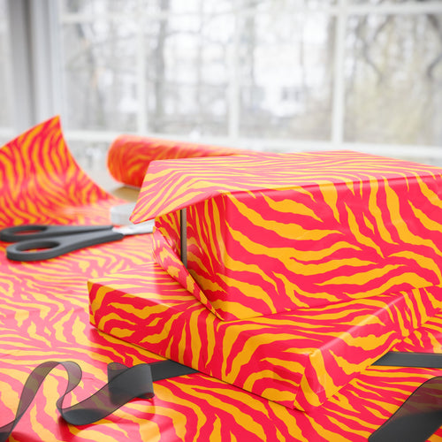 Animal Print Design 029 Zebra Skin Wrapping Paper - Holiday Gift Wrapping Paper Roll