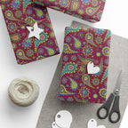 Paisley Design 004 Wrapping Paper - Holiday Gift Wrapping Paper Roll
