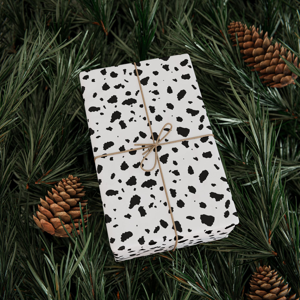 Animal Print Design 034 Cowhide Wrapping Paper - Holiday Gift Wrapping Paper Roll
