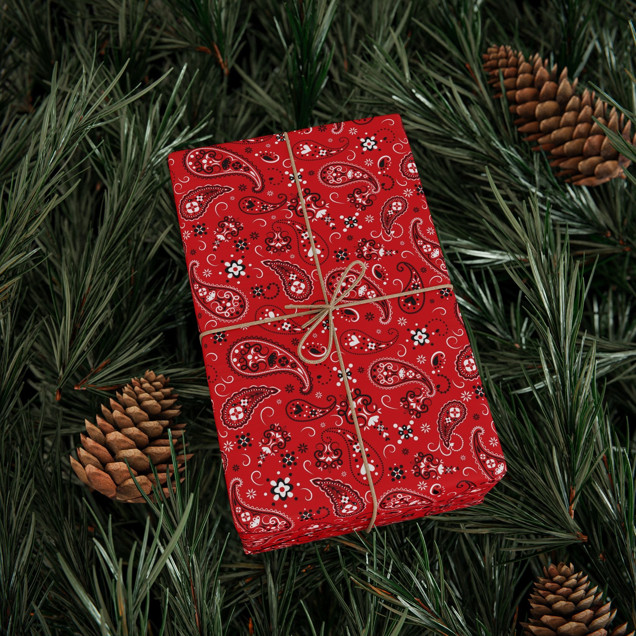 Paisley Design 001 Wrapping Paper - Holiday Gift Wrapping Paper Roll