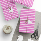 Stripe Design 003 Wrapping Paper - Holiday Gift Wrapping Paper Roll
