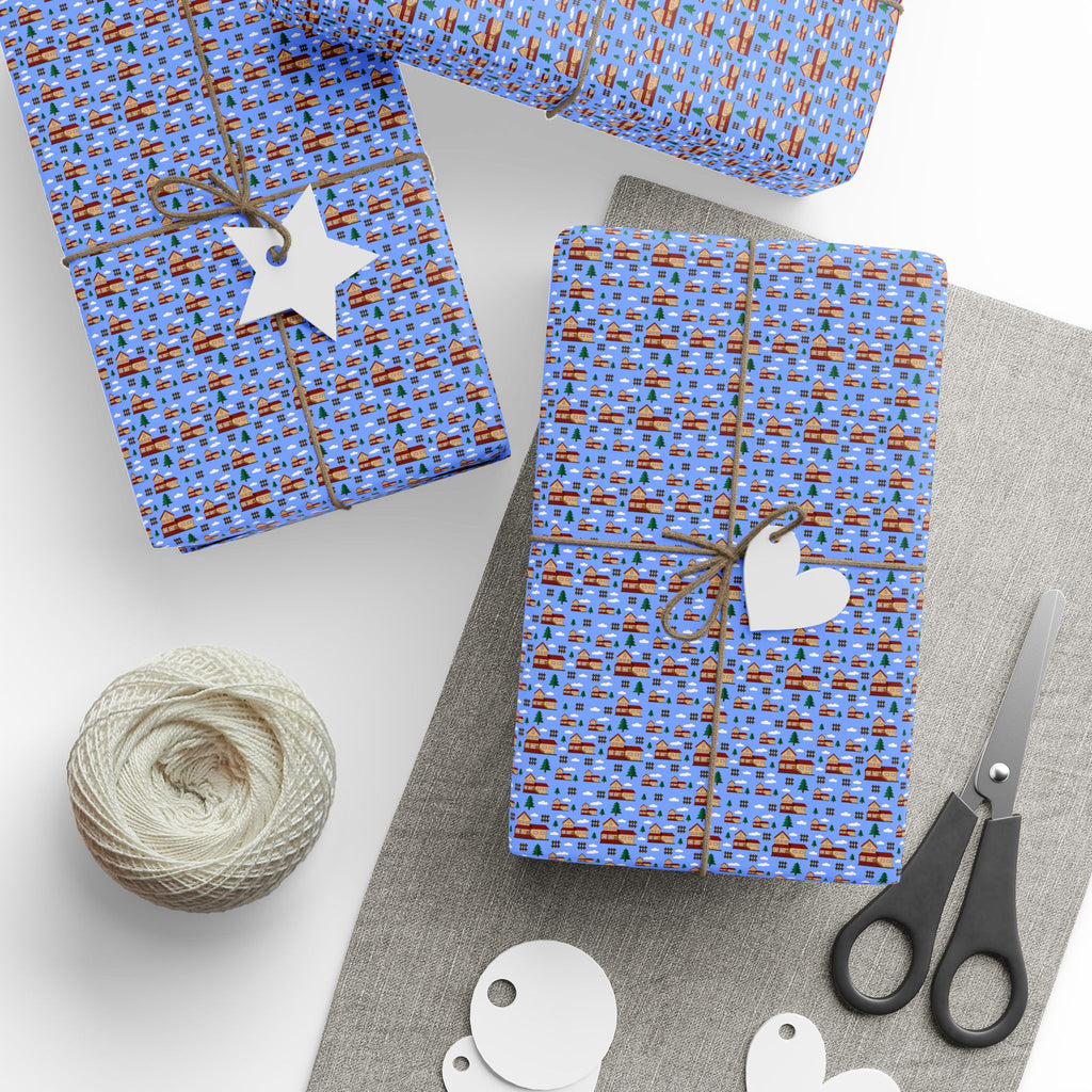 House Warming Wrapping Paper Design 003 - Holiday Gift Wrapping Paper Roll