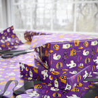 Halloween Scary Comic Wrapping Paper | Holiday Gift Wrapping Paper