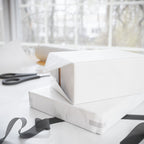 Solid White Wrapping Paper - Holiday Gift Wrapping Paper Roll