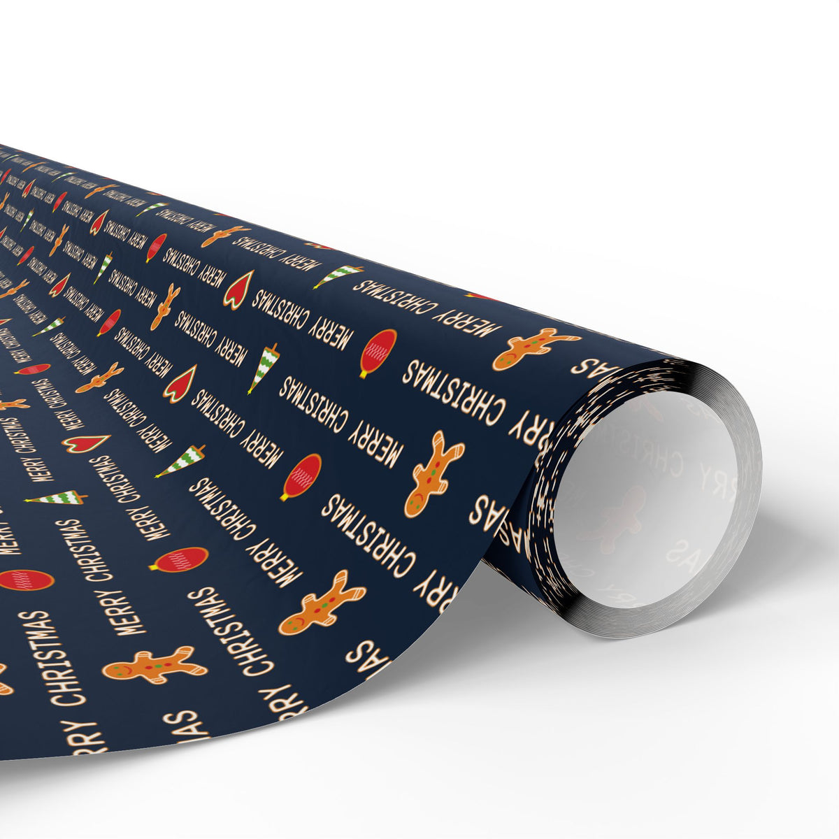 Christmas Cascading Wishes Wrapping Paper | Holiday Gift Wrapping Paper Roll