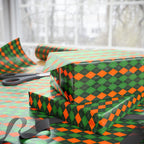 Argyle Design 048 Wrapping Paper - Holiday Gift Wrapping Paper Roll
