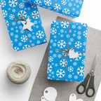 Christmas Carolina Snowflakes Wrapping Paper | Holiday Gift Wrapping Paper Roll