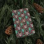 Day of the Dead Shaker Skulls Wrapping Paper | Holiday Gift Wrapping Paper Roll