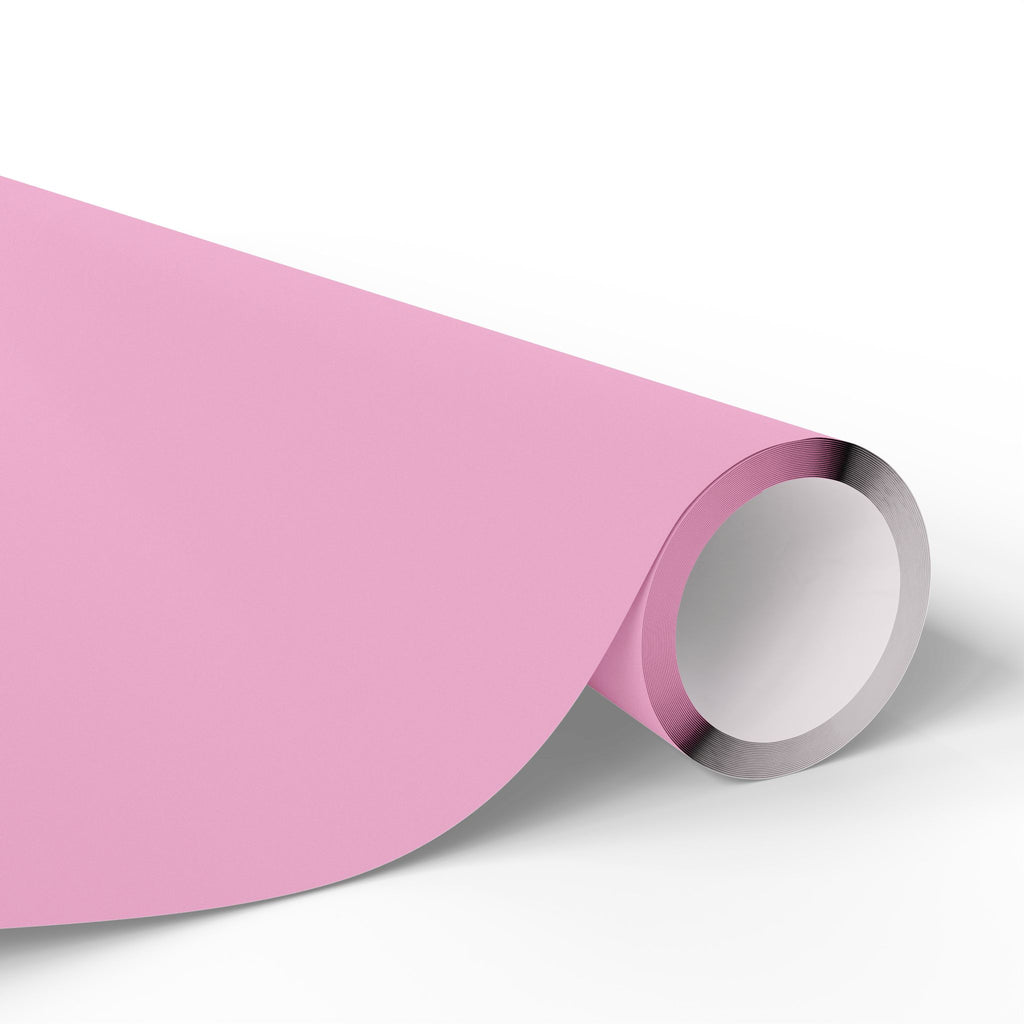 Solid Pastel Pink Wrapping Paper - Holiday Gift Wrapping Paper Roll