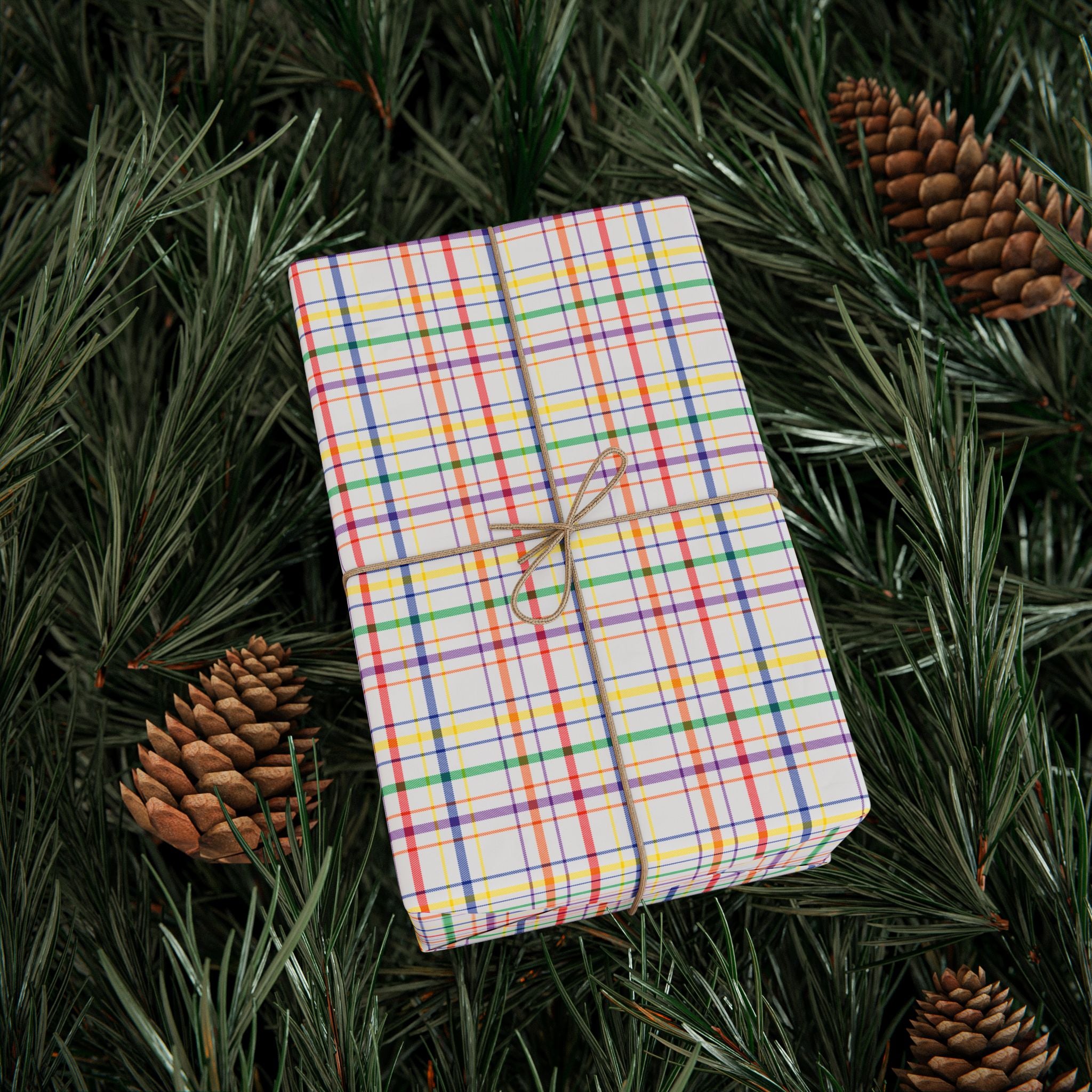 Tartan Plaid 004 Wrapping Paper - Holiday Gift Wrapping Paper Roll