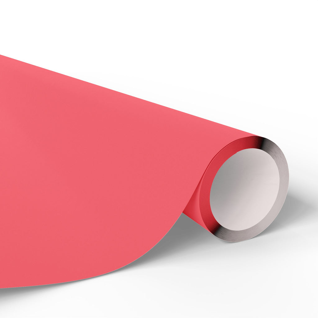 Solid Peach Wrapping Paper - Holiday Gift Wrapping Paper Roll