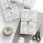 Father's Day Doodles Wrapping Paper - Holiday Gift Wrapping Paper Roll