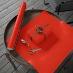 Solid Bright Red Wrapping Paper - Holiday Gift Wrapping Paper Roll