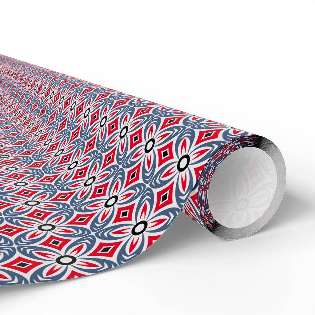 Geometric Design 003 Wrapping Paper - Holiday Gift Wrapping Paper Roll