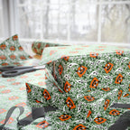 Halloween Ghost Background Wrapping Paper | Holiday Gift Wrapping Paper Roll